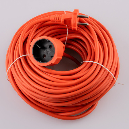 Garten Verlängerungskabel Konstruktion Single 1 Sockel 30m Orange Cord GRIDEN Lumiled