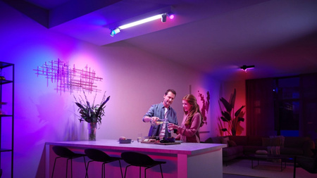 LED-Reflektor-Deckenleuchte 37.6W 2960lm IP20 Weiß und Farbe Ambiance RGB + TW Weiß Smart SMART Zigbee Bluetooth Centris Philips HUE