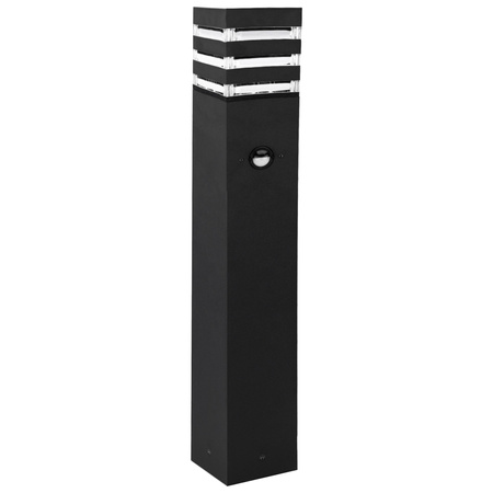 Gartenleuchte E27, Außenstehleuchte Pollerleuchte mit Bewegungsmelder 60cm TAXUS 2 LUMILED