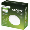 Plafond LED Aufbaumontage 12W IP44 Rund GLORY 2 DIAMENT 26cm LUMILED