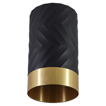 Spot GU10 Schwarz Gold ARRAS Sanico Goldlux Anbauleuchte