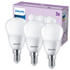 Set mit 3x LED-Kugelbirnen E14 P45 4,9W = 40W 470lm 2700K Warm PHILIPS