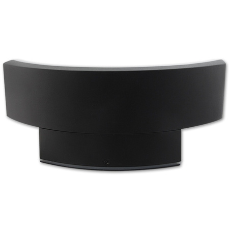 Gartenwandleuchte Elevation LED-Wandleuchte 9W mit Bewegungs- und Dämmerungssensor Schwarz BELLA