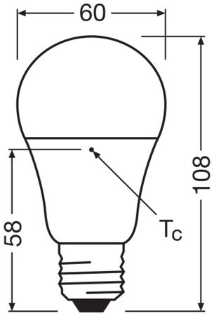 LED-Glühbirne A60 E27 8.8W = 60W 806lm 2700-4000K CCT 200° Relax Active und Sleep CLASSIC Osram