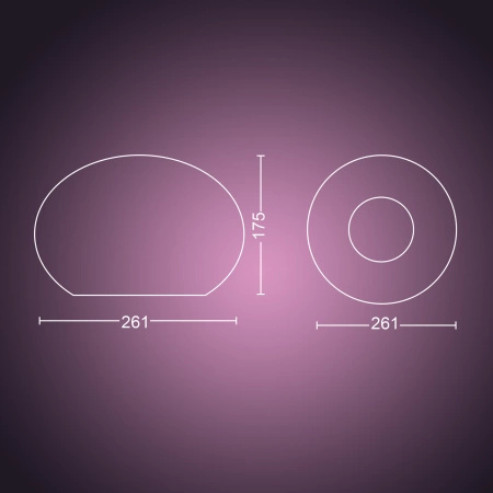 FLOURISH Schreibtischlampe Weiß EU/UK E27 LED 9.5W CCT RGB PHILIPS HUE Bluetooth Zigbee