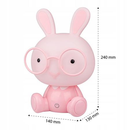 Dekoratives Nachtlicht KING LED 5W 5000K Rosa