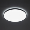 LED-Aufbau-Badezimmer-Deckenleuchte AGNES ROUND 8185 64W 4000K IP44 Schwarz Nowodvorski