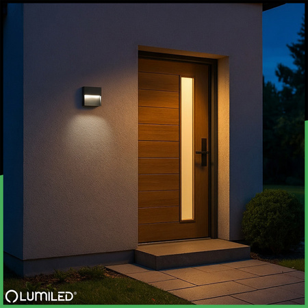 Wandleuchte Außen, Garten-Wandleuchte IP54 5W PIVAR LUMILED