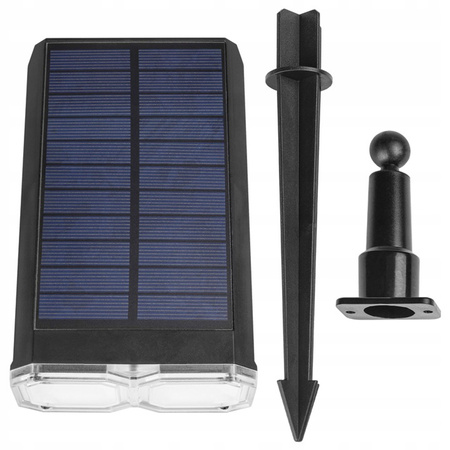 LED-Gartenstrahler Solar Plug-in IP44 2700K/6500K Außen Dämmerungssensor