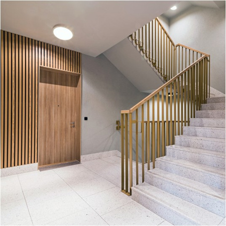 LED Bad Decke Plafond Aufputz 36W 3780lm 4000K 120° Weiß IP65 Nairos Kobi