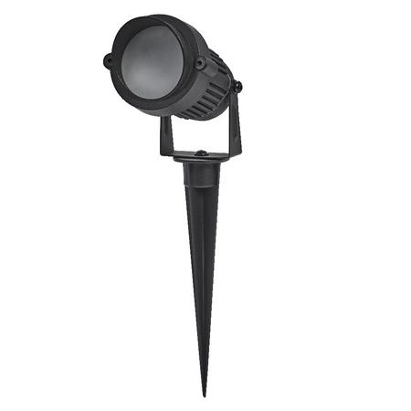 Gartenlampe LED solarbetriebener Strahler 1W 60lm 3000K IP44 Schwarz Endura Ledvance