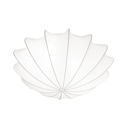 FORM 9673 Nowodvorski Deckenleuchte Weiß 2xE27 Breite Deckenleuchte Lycra+Stahl 50 cm Modern