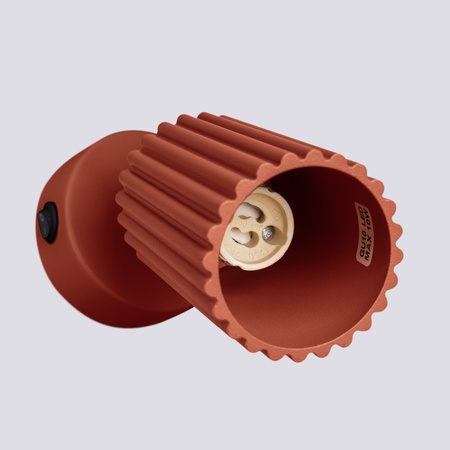 Wandleuchte Wandleuchte Reflektor Tuba Spot GU10 Ockerrot Carbon Deep Space SL.1636 Sollux