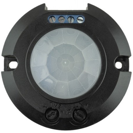 PIR 360° Bewegungs- und Dämmerungssensor 6m Decke Schwarz