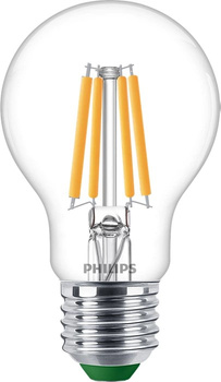 E27 A60 LED Lampen 2,3 W = 40 W, 485 lm, 2700 K, warmes Filament PHILIPS, ultraeffizient