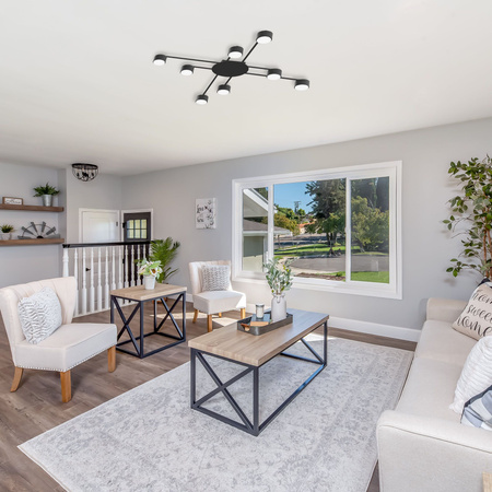 Kronleuchter Deckenleuchte 8x GX53 LED Schwarz Modern Videx