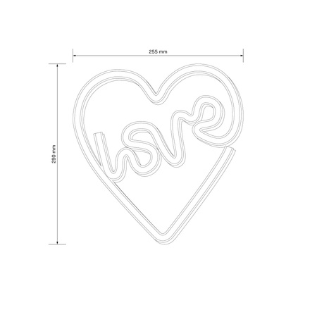 Dekorative LED Batterie Lampe 3W Weiß Neon Sanico Goldlux