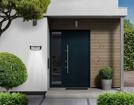 Gartenwandleuchte Erhöhung Außenleuchte E27 IP44 DORIS