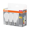 3x LED-Lampe A60 B22d 11W = 100W 1521lm 2700K Warm 320° BASE Osram