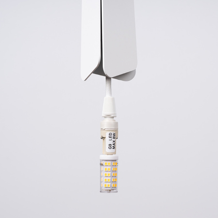 PRYSM 1 G9 Weiß Skandinavische Decke Pendelleuchte SOLLUX