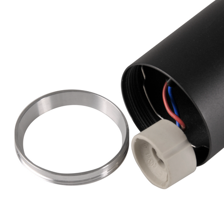 Wandleuchte Außenfassadenleuchte 2 x GU10 Schwarz Silber BAMBOO Sanico Goldlux