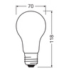 E27 A70 LED Lampen 17W = 150W 2500lm 4000K Neutral 300° OSRAM