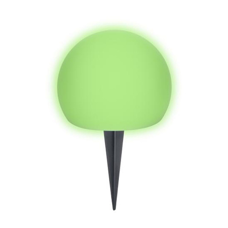 LED-Solar-Gartenlampe mit Nieten RGB-Globus für den Garten 17 cm + Fernbedienung