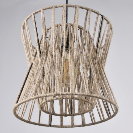 VARBERG IL MIO Halbkugel-Deckenhängelampe im Boho-Stil Stahl + Kabel 1xE27 GOLDLUX (Polux)