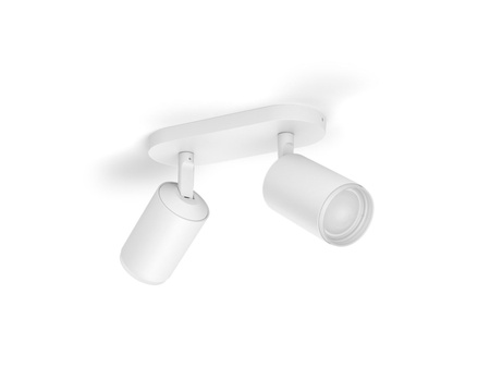 Philips HUE Weiß und Farbe Ambiance Fugato Lampe 2x4.2W Bluetooth Zigbee