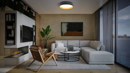 Aufbau LED Deckenleuchten 30 W 45 cm SMART+ WiFi CCT Dimmbar Rund Schwarz und Gold KURT LEDVANCE