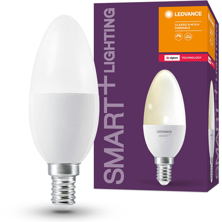 LED Lampe E14 B40 4.9W 470lm 2700K Warm LEDVANCE SMART+ ZigBee Dimmbar