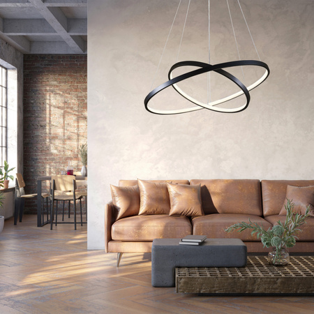 LED Hängelampe 35W 4600lm 4000K Neutral 120° Schwarz LEA Sanico Goldlux