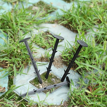 10x Montageanker zur Befestigung von Grundkanten