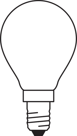 LED-Glühbirne P45 E14 5.9W = 60W 806lm 6500K Cold 300° STAR CLASSIC Osram