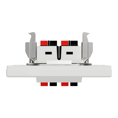 Doppelte Unterputz-Lautsprecherbuchse Weiß SCHNEIDER ASFORA