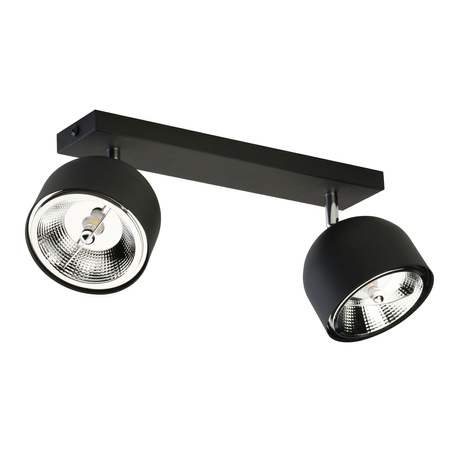 ALTEA BLACK Spot Reflektor-Deckenleuchte Schwarz Modern 2xES111 GU10 3420 TK Lighting