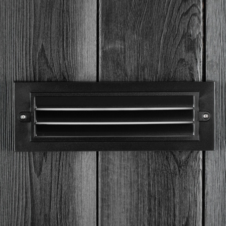 Gartenwandleuchte Elevation LED Wandleuchte 6W SCHWARZ POLA