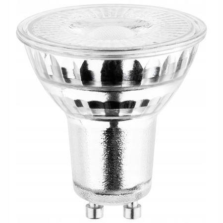 10x LED Lampen GU10, Glühbirne aus Glass 6W = 50W 580lm 38° 3000K warm LUMILED