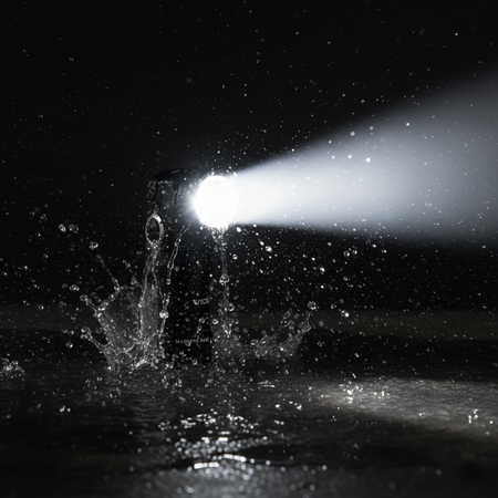 Taktische wiederaufladbare LED-Taschenlampe wasserdicht 10W 600lm 5000K A244RH VIDEX