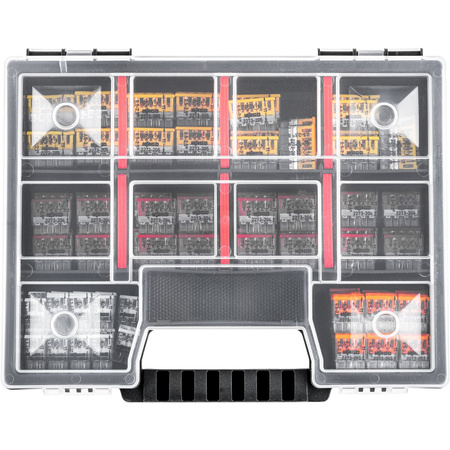 Schnellverbinder WAGO Installationsverbinder Set à 100 Stück - 20x2273-202 2X2,5MM + 30x203 3X2,5MM + 30x204 4X2,5MM + 20x205 5X2,5M