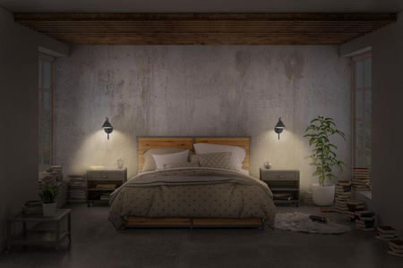 LED Decke Wandlampe Wand montiert Aufputz 5W 180lm CCT Dekorativ Schwarz Fuji Ledvance