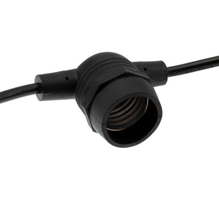 Garten Girlande Outdoor-Lichterkette 10m 10x E27 Glühbirnen 1.3W 2200K NARCI Lumiled