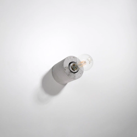 LED SALGADO E27 Wandleuchte Beton SOLLUX