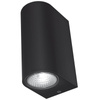 Garten-Wandleuchte Outdoor LED-Fassadenleuchte 6W 600lm 2700k Warm Black PELLE Videx