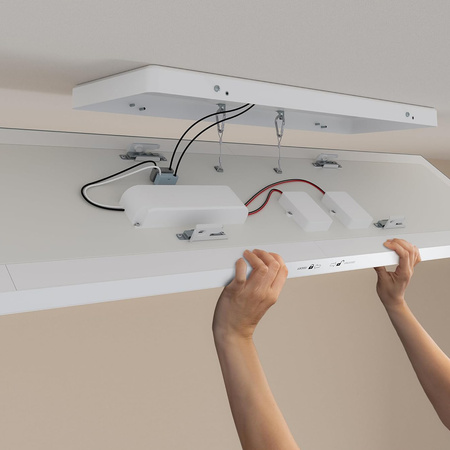 LED-Panel Deckenanbauleuchte 120x30 cm 67W 4800lm IP20 Weiß und Farbe Ambiance RGB + TW Weiß Smart SMART Zigbee Bluetooth Datura Philips HUE