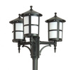 Außengartenlampe LATERNE E27 CORDOBA II OGMWN 3 TD 180-280cm schwarz Su-Ma