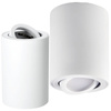 Aufbau-Halogenleuchte Spot OH36L KOBI ROUND MOVABLE GU10WEISS