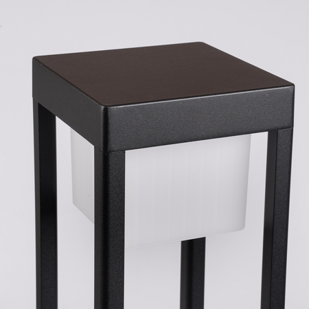 LED 12W 3000K 60cm Schwarz QUERCUS LUMILED Outdoor Standing Post Gartenlampe