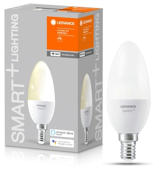 E14 B35 LED Lampen 5W 470lm 2700K Warm LEDVANCE SMART+ WiFi Dimmbar