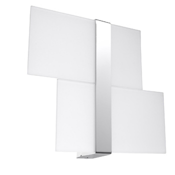 Wandleuchte MASSIMO 2xG9 Modern Weiß Chrom SOLLUX